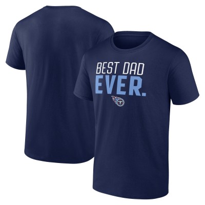 Футболка Tennessee Titans Best Dad Ever Team - Navy