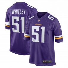 Игровая джерси Benton Whitley Minnesota Vikings Nike Home - Purple