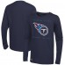 Футболка с длинным рукавом Tennessee Titans Side Drill - Navy