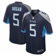 Игровая джерси Kevin Hogan Tennessee Titans Nike Home - Navy