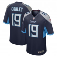 Игровая джерси Chris Conley Tennessee Titans Nike Home - Navy