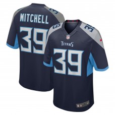 Игровая джерси Terrance Mitchell Tennessee Titans Nike Home - Navy
