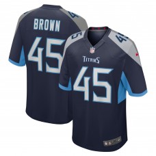 Игровая джерси Kyron Brown Tennessee Titans Nike Home - Navy