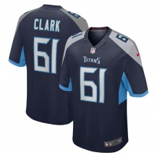 Игровая джерси LeRaven Clark Tennessee Titans Nike Home - Navy