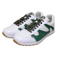 Кроссовки Green Bay Packers Cuce Womens Glitter Sneakers - White