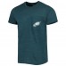 Футболка Philadelphia Eagles Majestic Threads Tri-Blend Pocket - Midnight Green