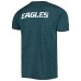 Футболка Philadelphia Eagles Majestic Threads Tri-Blend Pocket - Midnight Green