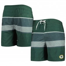 Green Bay Packers G-III Sports by Carl Banks Coastline Volley Swim Shorts - Green