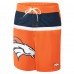 Denver Broncos G-III Sports by Carl Banks Orange Sea Wind Swim Trunks