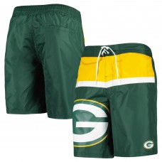 Green Bay Packers G-III Sports by Carl Banks Sea Wind Swim Trunks - Green
