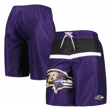 Baltimore Ravens G-III Sports by Carl Banks Sea Wind Swim Trunks - Purple