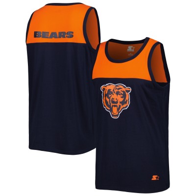 Майка Chicago Bears Starter Logo Touchdown Fashion - Navy/Orange