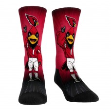 Arizona Cardinals Rock Em Socks Mascot Pump Up Crew Socks