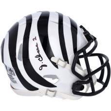 JaMarr Chase Cincinnati Bengals Autographed Fanatics Authentic Riddell 2022 On Field Alternate Speed Mini Helmet