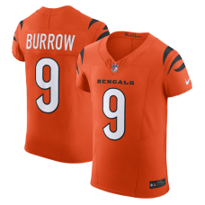Джерси Cincinnati Bengals Joe Burrow Nike Orange Team Vapor F.U.S.E. Elite