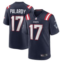 Игровая джерси Michael Palardy New England Patriots Nike Home - Navy