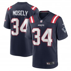 Игровая джерси Quandre Mosely New England Patriots Nike Home - Navy