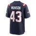 Игровая джерси Calvin Munson New England Patriots Nike Home - Navy