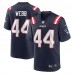 Игровая джерси Raleigh Webb New England Patriots Nike Home - Navy