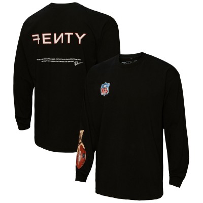 Футболка с длинным рукавом FENTY for Mitchell & Ness Unisex Super Bowl LVII Icon - Black