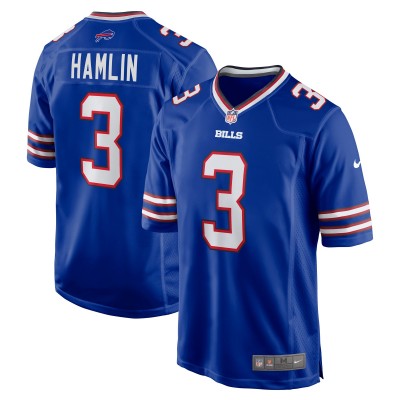 Игровая джерси Damar Hamlin Buffalo Bills Nike Home - Royal