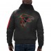 Кофта на молнии Atlanta Falcons Starter x Ty Mopkins Black History Month Satin - Black