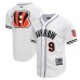 Рубашка с коротким рукавом Joe Burrow Cincinnati Bengals Pro Standard Baseball Player - White
