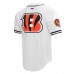 Рубашка с коротким рукавом Joe Burrow Cincinnati Bengals Pro Standard Baseball Player - White