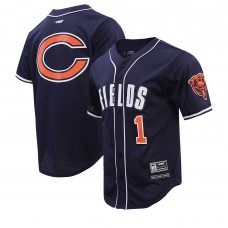 Рубашка с коротким рукавом Justin Fields Chicago Bears Pro Standard Baseball Player - Navy