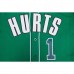 Рубашка с коротким рукавом Jalen Hurts Philadelphia Eagles Pro Standard Mesh Baseball - Kelly Green