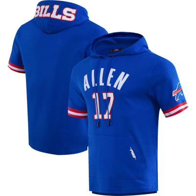 Футболка Buffalo Bills Josh Allen Pro Standard Royal Name & Number Hoodie