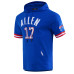 Футболка Buffalo Bills Josh Allen Pro Standard Royal Name & Number Hoodie