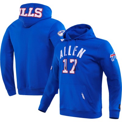 Толстовка Josh Allen Buffalo Bills Pro Standard Player Name & Number - Royal