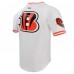 Футболка Joe Burrow Cincinnati Bengals Pro Standard Player Name & Number Mesh - White