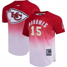 Футболка Patrick Mahomes Kansas City Chiefs Pro Standard Player Name & Number Ombre Mesh - Red