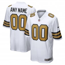 Именная игровая джерси New Orleans Saints Nike Alternate Game - White