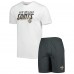 Пижама футболка и шорты New Orleans Saints Concepts Sport Charcoal/White Downfield 