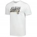 Пижама футболка и шорты New Orleans Saints Concepts Sport Charcoal/White Downfield 