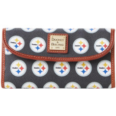 Кошелёк Pittsburgh Steelers Dooney & Bourke Continental Кошелёк Pittsburgh Steelers Dooney & Bourke Continental