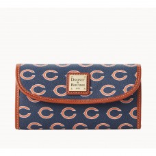 Клатч Chicago Bears Dooney & Bourke Womens Team Color Continental Клатч Chicago Bears Dooney & Bourke Womens Team Color Continental