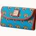 WoJacksonville Jaguars Dooney & Bourke Team Color Continental Clutch