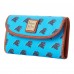 Клатч Carolina Panthers Dooney & Bourke Womens Team Color Continental