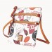 Сумка через плечо Arizona Cardinals Dooney & Bourke Game Day Triple-Zip