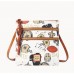 Сумка через плечо New Orleans Saints Dooney & Bourke Game Day Triple-Zip
