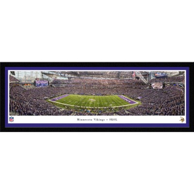 Minnesota Vikings 15 x 41.5 SKOL Single Mat Select Frame Panoramic