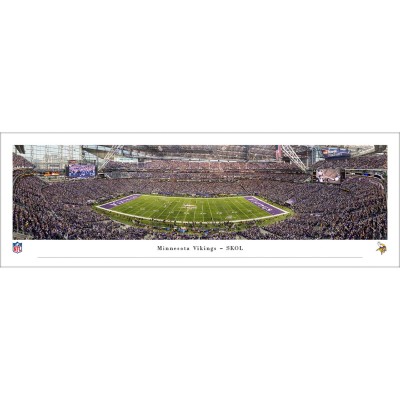 Minnesota Vikings 13.5 x 40 SKOL Unframed Panoramic