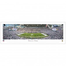 Minnesota Vikings 13.5 x 40 Whiteout Game Unframed Panoramic