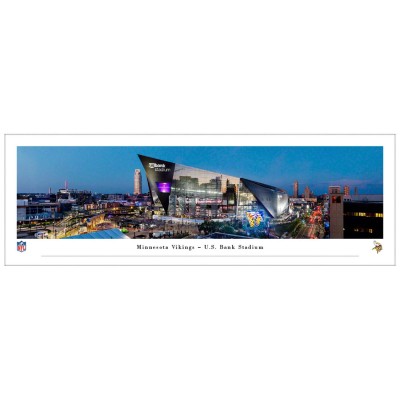 Minnesota Vikings 13.5 x 40 US Bank Stadium Unframed Panoramic