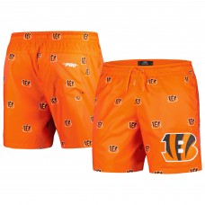 Шорты Cincinnati Bengals Pro Standard Allover Print Mini Logo - Orange