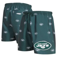 Шорты New York Jets Pro Standard Allover Print Mini Logo - Green